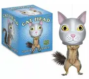 Brand New In Box! Archie Mcphee Cat Head Squirrel Feeder Garden Novelty Gift