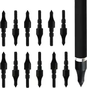 Archery Field Points Practice Field Tips,12Pcs Target Points Archery Field Point