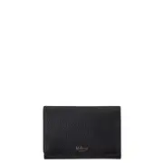 [Mulberry] Continental Trifold Black Small Classic Grain