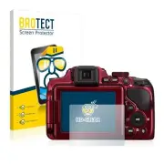2 x BROTECT® HD-Clear Screen Protector hard-coated for Nikon Coolpix P600