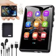Portable Bluetooth 5.3,MP3 Touch Scree Music Player FM Radio Support 64GB