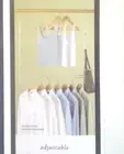 Heavy Duty Stainless Steel Hanging Closet Rod Extender Garment Drying Rack 30" W