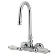 Elements Of Design DT0721CL Double Handle Wall Mounted Clawfoot - Chrome