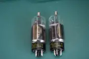 6CD6GA Sylvania NOS NIB Audio Receiver Vacuum Tubes Tested Pair