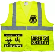 Area 51 Security vest, Alien t shirt, Extraterrestrial, UFO, Security Guard