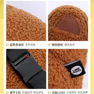 LINE FRIENDS 卡通汽車頭枕 腰靠 車護頸載枕 可愛車內靠枕 車用座椅枕頭