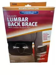 Mueller Adjustable Lumbar Back Brace With Lumbar Support Pad