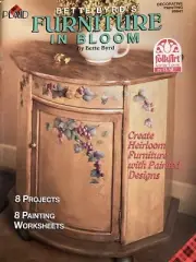 Vintage Tole Painting Book: Bette Byrd's Funiture in Bloom ( 8 Projects)