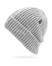 Volcom Roller Beanie Men's Hat, Heather Grey