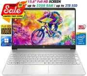 HP Newest Laptop 15.6" FHD Intel 4-Core i5-1135G7 Upto 32GB RAM & 2TB SSD