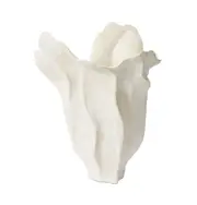 E Style Issey Vessel Porcelain Flower Vase Centerpiece Home Decor 34cm White