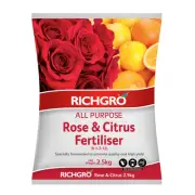 4 X richgro 2 5kg all purpose rose and citrus fertiliser