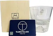 Tajima Fuji Glass TG15-015-R with CERTIFICATE Direct procurement from manufacturer Japanese Traditional handicraft Edo Kiriko Glass x YOLOZY