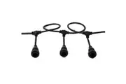 Outdoor Hanging Festoon Belt String Light Black