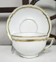Raynaud Limoges MARIE ANTOINETTE Breakfast Cup And Saucer Never Used BRAND NEW