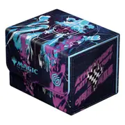 Ultimate Guard Sidewinder 100+ XenoSkin Deck Box - MTG Aetherdrift - Oildeep Gearhulk