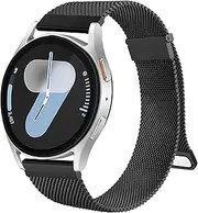 Metal Band for Samsung Galaxy Watch 7/6/FE/6 Classic 40mm 44mm 43mm 47mm, Stainless Steel Mesh for Men Women Smartwatch