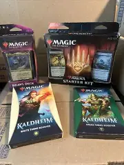 MTG Collector Arena Starter Kit, Brawl Deck(wild Bounty), Kaldheim Boosters _1