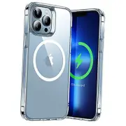 for Case, Compatible with MagSafe, Shockproof Military iPhone 13 Pro Max Clear