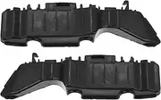 X AUTOHAUX 1 Pair Front Left and Right Bumper Bracket for Hyundai Accent 1.6L L4 - Gas 2012-2017 86513-1R000 Plastic Black