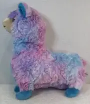 ToyMax Llama Alpaca XYZ Plush Stuffed Animal Toy Rainbow Color NWOT