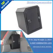 Left Cargo Safe Box Storage Combination Key Lock For Jeep Wrangler JL 2024+ 4Dr (for: Jeep)
