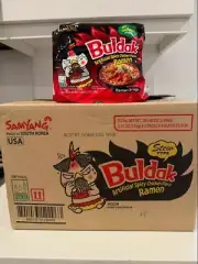 SAMYANG Buldak Flavor Ramen 2X, Spicy, Original, Carbo, Kim Chi, Jjajang, 40 PCS