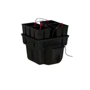 Platinium Hydro Star 40 - Compact Hydroponic System - 4-Plant Drip Irrigation - 15-20L Tank