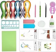 Quilling Paper for 36 Colors 720 Strips Paper Quilling Set with Strips 5mm x 39cm for DIY Arts and Crafts Card Design (5mm)