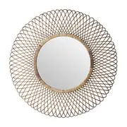 Rattan Circular Mirror 86cm