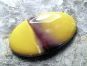 28.00cts NICE MOOKAITE CABOCHON 34 x 19 x 5 mm AUSTRALIA # 29