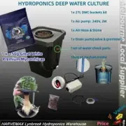 Great White Premium Mycorrhizae Hydroponics 27L Bucket DWC System Root Grow Kit
