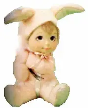 Bunny Sweet Tot Baby Hands up Ceramic Bisque, Ready to Paint