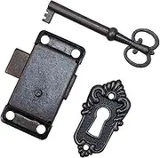 LICTOP Cabinet Cupboard Decorative Lock Case Box Lock with Key(1 Set)
