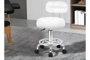 ALFORDSON Salon Stool Backrest Swivel Barber Hair Dress Chair Riley