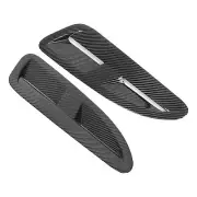 2pcs Hood Vent Trim Carbon Fiber Color Bonnet Air Outlet Cover for XK8 XK