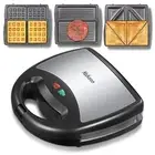 Sandwich Maker, 3 in 1 Waffle Maker, Toaster and Electric Panini Press Grill ...