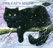 2025 Pine Ridge Calendar The Cats Meow by Irina Garmashova-Cawton Wall, Pine Ridge Art 5977