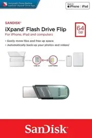 SDIX90N-064G Sandisk iXpand Flip 64G