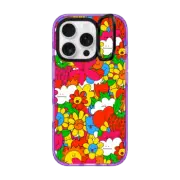 iPhone 16 Pro Impact Ring Stand Case MagSafe Compatible Smiles by Matthew Langille