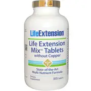 Life Extension, Mix Tablets, without Copper, 315 Tablets