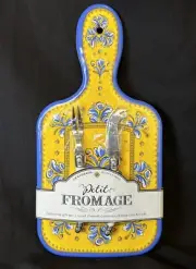 LeCardeaux Petit Fromage Melamine Cheeseboard Gift Set New
