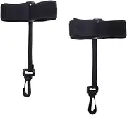 [Ｓｉｍｈｏａ] 2Pcs Elastic Ski Glove Wrist Straps Elastic Wrist Leash Mitten Handcuff Straps for Mountaineering