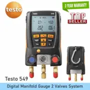 Testo 549 Digital Manifold Gauge for Refrigeration Systems and Heat Pumps