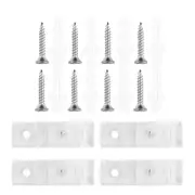 4 Set Door Window Curtain Hooks Curtain Holder Hook Drapery Rod Bracket
