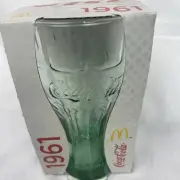 McDonalds Coca Cola Glass - 2015 - 100 Years of Coke Bottle 1961 in Box