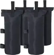 112 Lbs Sand Bags Canopy Tent Weight for Canopy Legs Empty Sand Bags 4 Set Blac