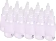 10Pcs Squeezing Bottles 30ml Paint Mixing Storage Bottle Portable Empty Airbrush Bottles for Portion Control DIY Projects Condiments Glue