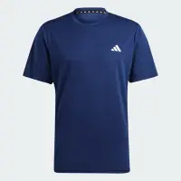 在飛比找Yahoo奇摩購物中心優惠-adidas 上衣 男款 短袖上衣 運動 藍 IC7429