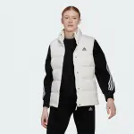 【ADIDAS 愛迪達】背心 女款 運動背心 慢跑 羽絨背心 W HELIONIC VEST 白 HG6278